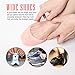 vuUUuv 4cps(2pair) Soft Silicone Gel Pointe Ballet Dance Shoe Toe Pads Toe Protector with Breathable-