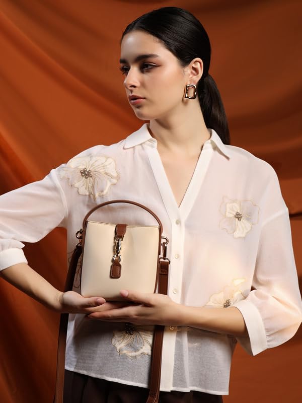 Image of Kazo Bag Structured Shoulder Handbag | Premium Faux Leather Purse