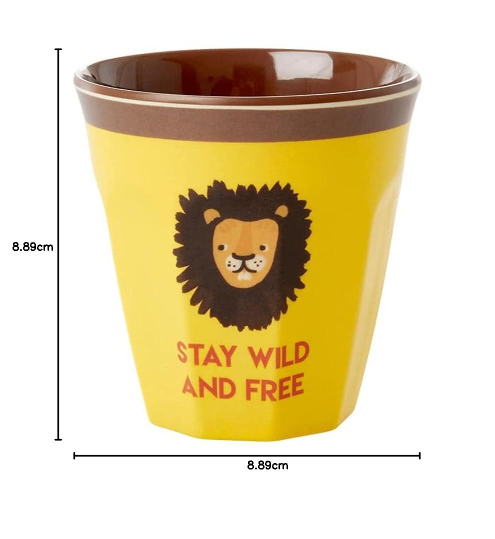 Klein Melamin Becher - Jungle Animals Print
