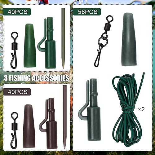 Clip Carpa, Set di Accessori per la Pesca alla
