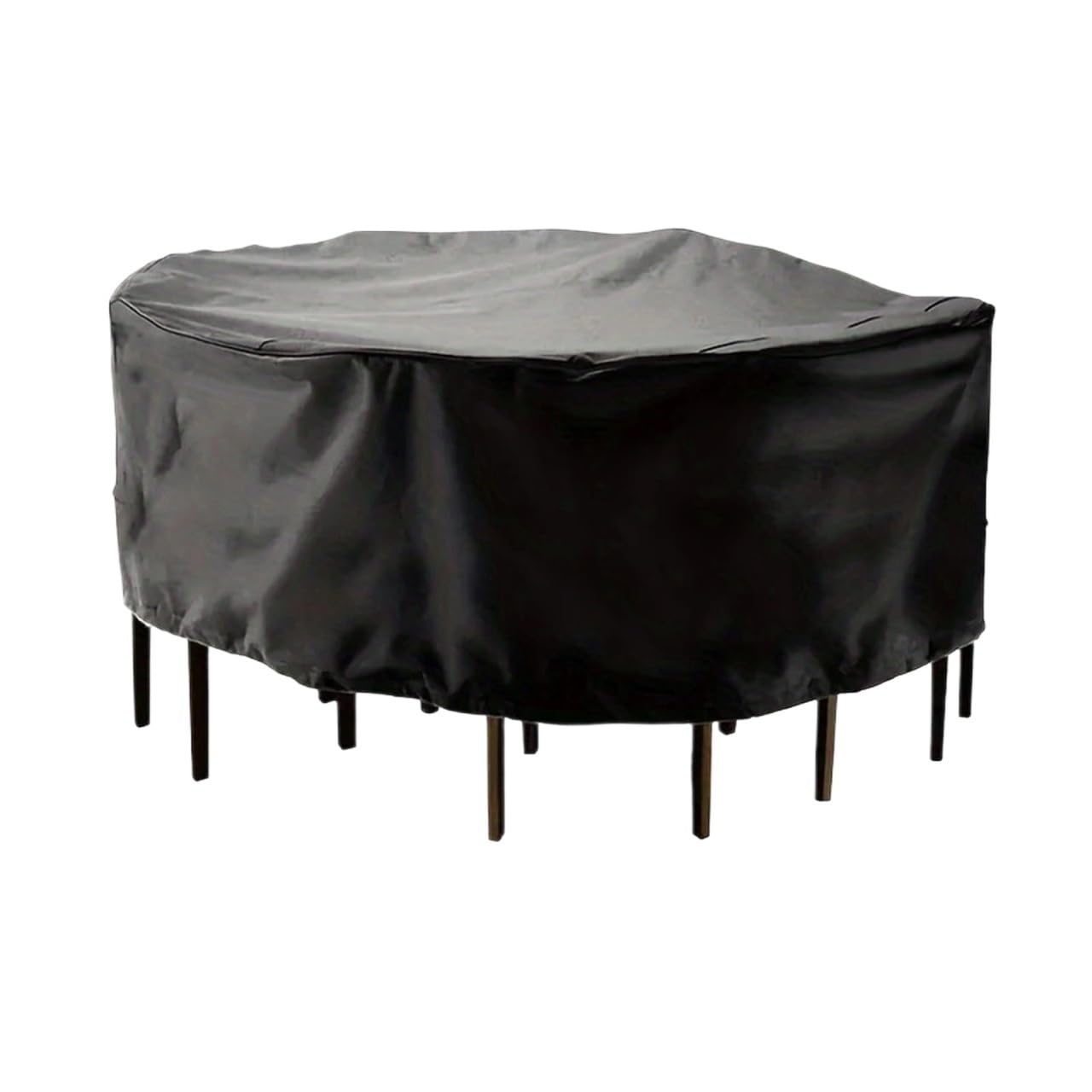 Yusuzh 180X90cm 210D Outdoor Garden Furniture Round Cover Table Chair Set Waterproof Oxford Wicker Sofa Protection Patio Rain Snow Dustproof Cov For Patio Furniture(180X90cm)