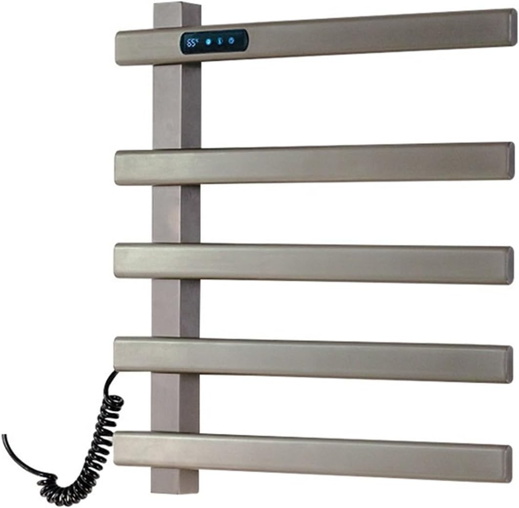 Intelligent Electric Heated Towel Rack Digital Bathroom Towel Drying Heated Sterilizing Rack Household Bathroom Accessories
