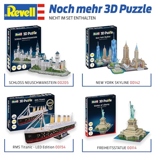 Revell 3D Puzzle London Skyline I I 107 Teile I 4 Stunden Bauspa&szlig; f&uuml;r Jung Alt I ab 10 Jahren I Die historische Skyline von London selber zusammenbauen I Ideale Geschenkidee