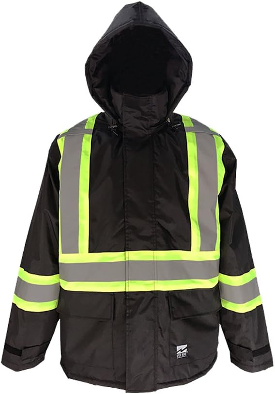 Viking Open Road 150 Denier Waterproof and Windproof Hi Vis Jackets for Men and Women - Vi-Brance Reflective Safety Jackets