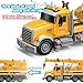 Dwi Dowellin Toys for 3 Years Old Boys Girls Kids,Construction Toy Crane Truck with Lights and Sounds