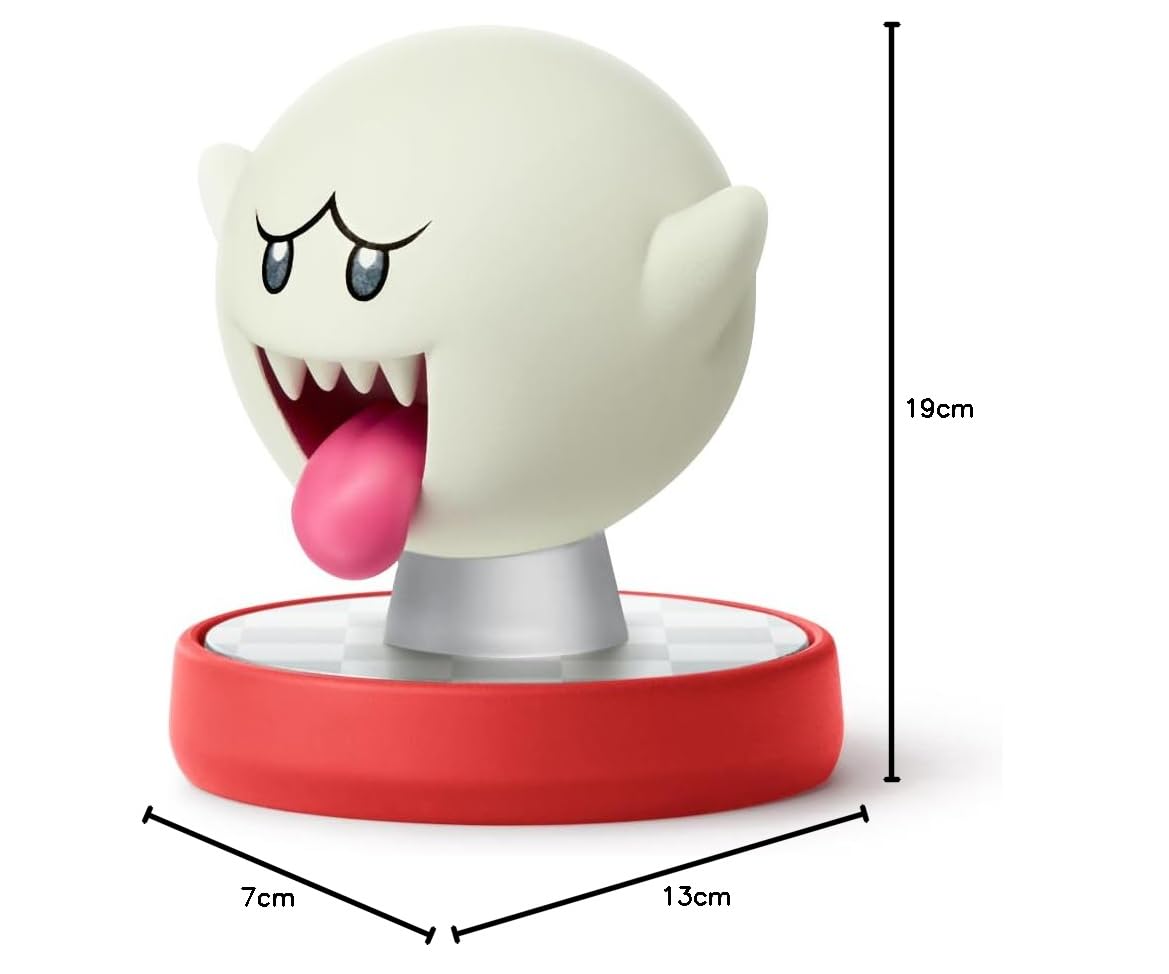 Nintendo 3DS - Amiibo Super Mario - Boo Figurina