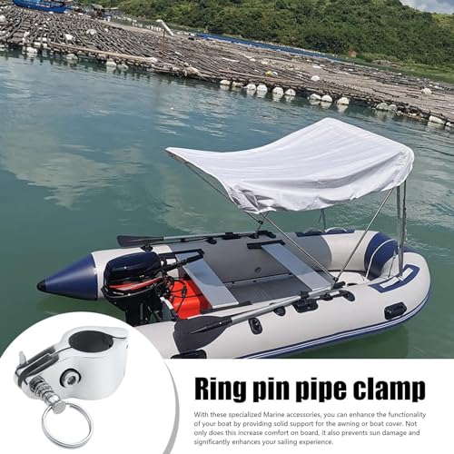 Glissières de serrage à charnière anti-vibration pour bimini