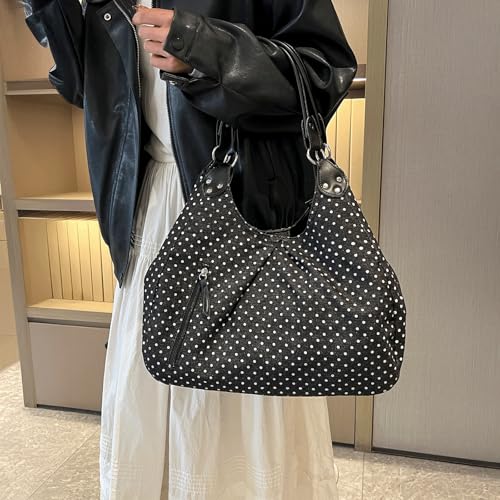 Bolso Tote de Lunares Estilo Y2K para Mujer miniatura 3