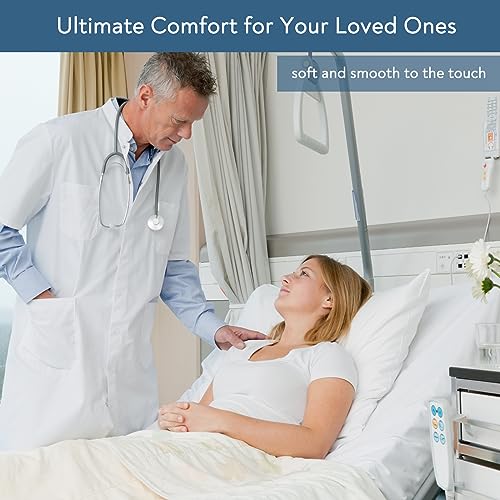 Hospital Bed Sheets 36\" x 84\" x 9\", 2 Pack Hospital Bed Fitted Sheets for Home & Hospital Care Beds, Soft Hospital Bed Sheets with Elastic All Around, White - Thumbnail 6