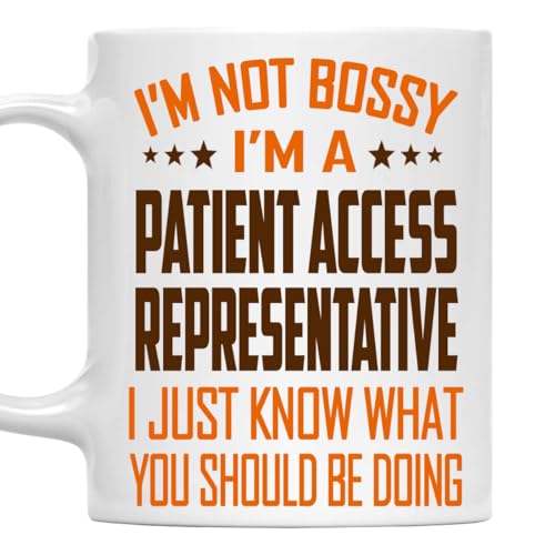 MONIZILUCKY I'm Not Bossy, I'm a Patient Access Representative Mug 11Oz