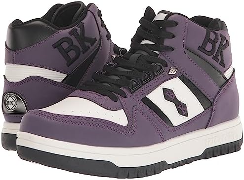 British Knights Women's Kings SL Sneaker, Purple/White/Black, 7.5 | Image 6