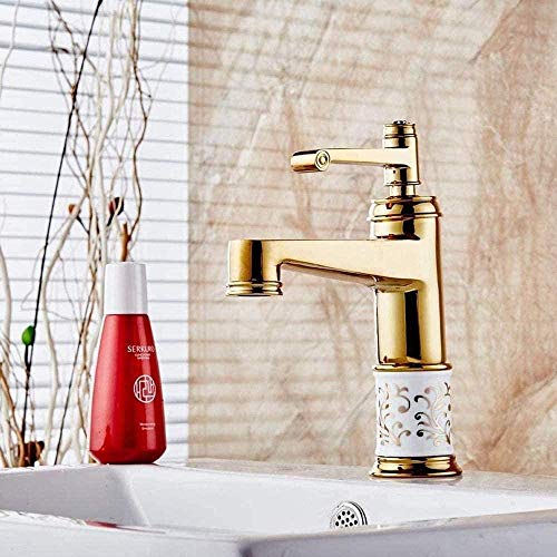 Facile Installazione: il Rubinetto Del Bagno Incluso Hardware Di Montaggio, Si Potrebbe Installare il Rubinetto Facilmente.Ti Aiuterà a Risparmiare Sulle Bollette Dell'Acqua Ed Eliminare Gli Sprechi Idrici.