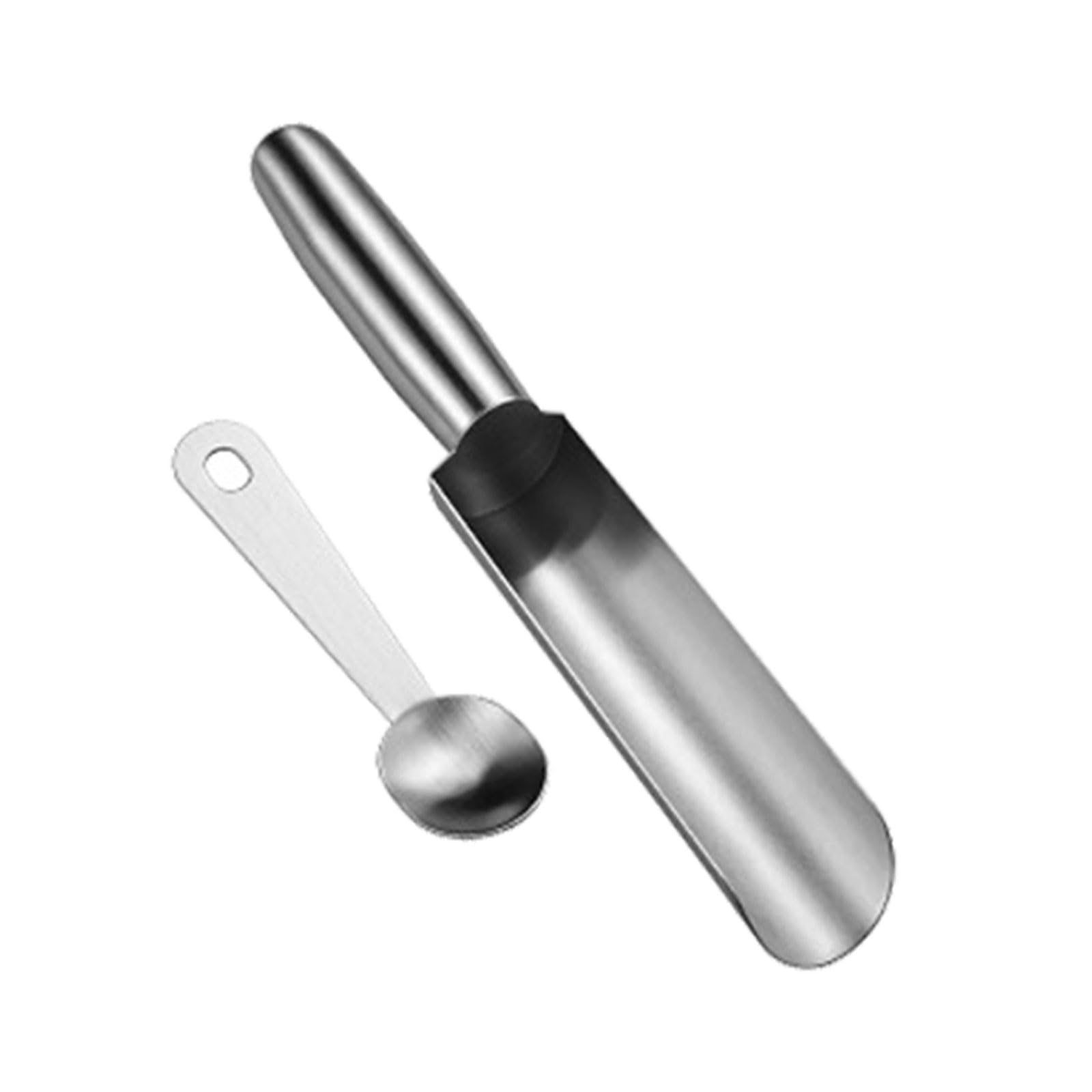 PANGBOER Kitchen Prep Meatball Maker Tool Stainless Steel, Manual Shrimp Shaper for Home Cooks and Family Meals At Home Shrimp Tool Meat Shaper Fish Ball Former Kitchen Prep Manual Forming Helper