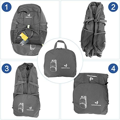 NEEKFOX Lightweight Packable Travel Hiking Backpack Daypack,35L Foldable Camping Backpack,Ultralight Outdoor Sport Backpack