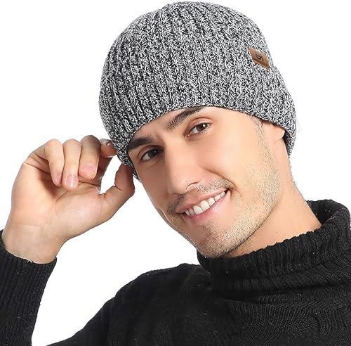 Image of DENIMHOLIC Winter Cap for Men & Women, Beanie Cap for Men Woolen Cap for Men & Women, Beanie Cap for Women