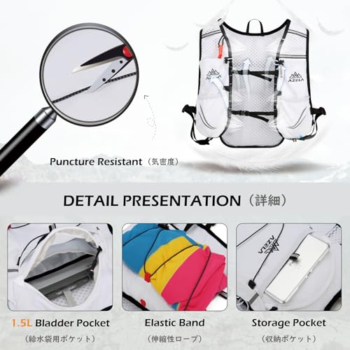 Image of TRIWONDER Hydration Vest Running Backpack for Men & Women, Water Pack for Hiking, Camping, Climbing & Cycling, Lightweight Daypack