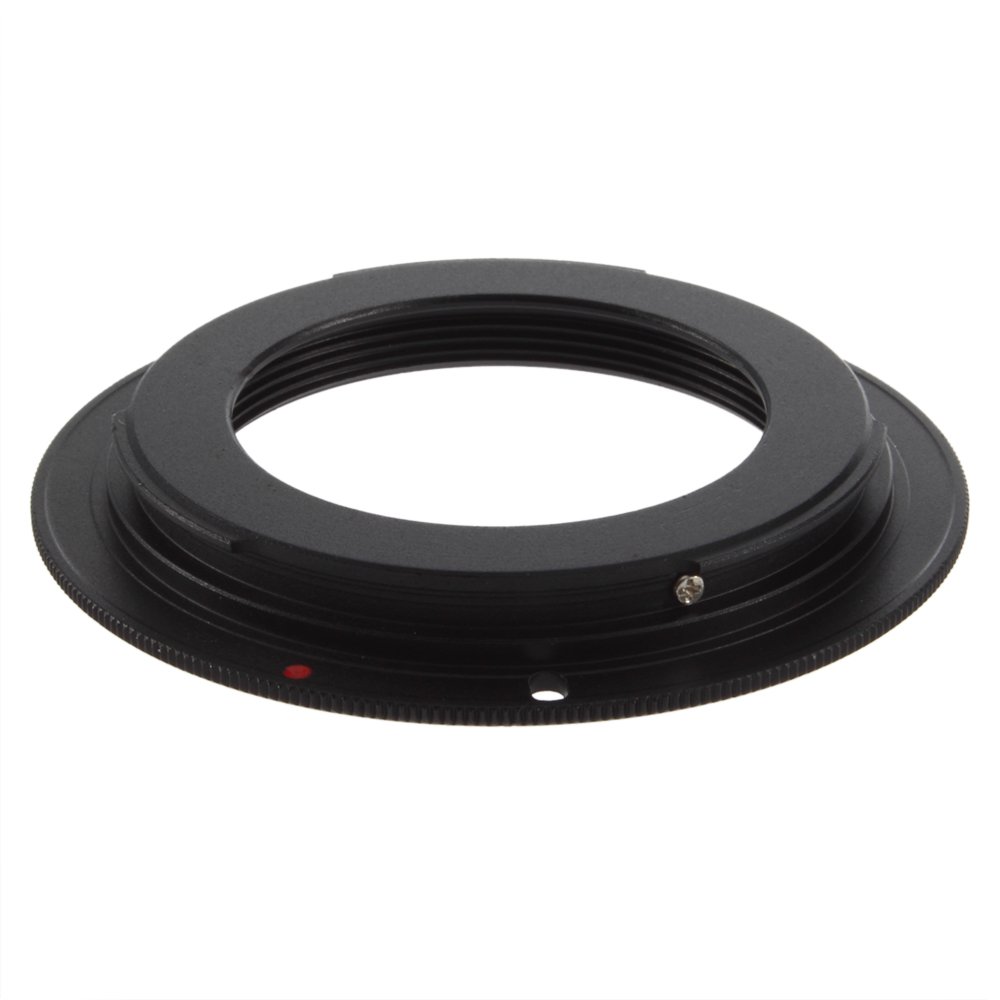 M42 EOS P - Anello adattatore a spalla per obiettivo M42 verso corpo macchina Canon EOS EF EFS - 100% in metallo - Messa a fuoco infinito conservata - Adaptout marca francese