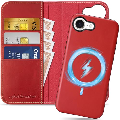 SHIELDON iPhone 16eΉ蒠^P[X 2in1 {v OR gуJo[ Ռz J[h[ uX^h@\ }Olbg [RFIDubLO] Sʕی ACz16eΉ X}zP[X 2025N 6.1C