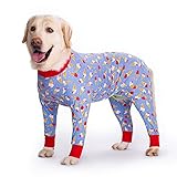 Adorable Ice Cream Surgery Recovery Suit Female Male for Dogs After Surgery Medium Large Dogs Onesie,Lightweight Dog Recovery Suit for Shedding Prevent Licking Surgical Wound,Dog Pajamas Pjs