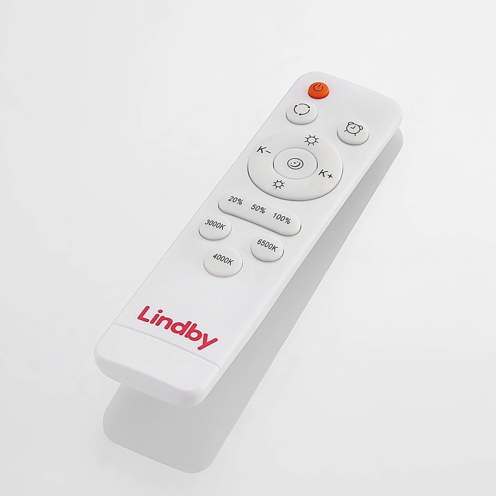 Lindby LED Deckenleuchte Todor dimmbar mit Leselampe (Modern) in Schwarz (1 flammig,) - Lampe Deckenlampe Wohnzimmerleuchte