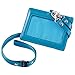 Gulfstream GPU-ID-05 ID Card Case, UNA Rondine, PU Leather, Mineral Blue