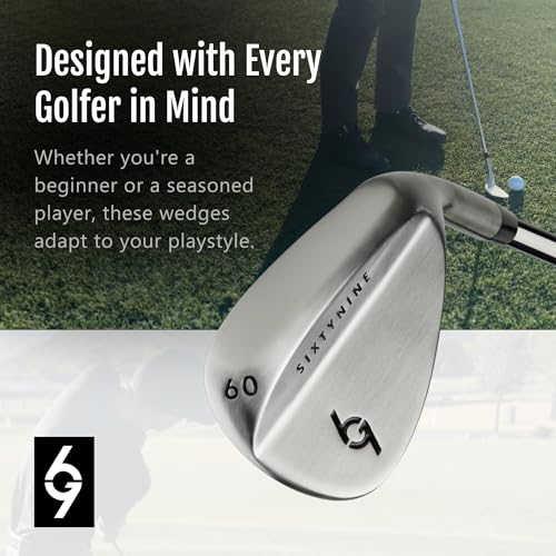 Golf Wedge Set 54/60/69 Degree – Steel Shaft, Unisex