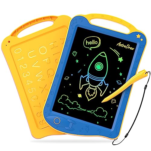 HOMESTEC AstroDraw Jouet Enfants 2 3 4 5 6 Ans, 1ères Dessin et Écriture jouet, Tablette D'écriture LCD, Non salissant, Cadeau Anniversaire Noël pour...