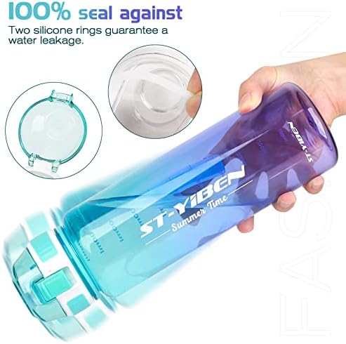 CodiCile Water Bottle Sports 1.1 Litre Water Bottle, BPA Free Drinks Bottle, 100% Leakproof Water Bottle, Sturdy and Durable Water Bottle for Sports, Fitness, Gym, Cycling, School and Office