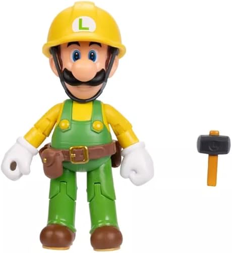 Miniatura 3 de SUPER MARIO Builder Luigi - Figura de acción de 4 pulgadas