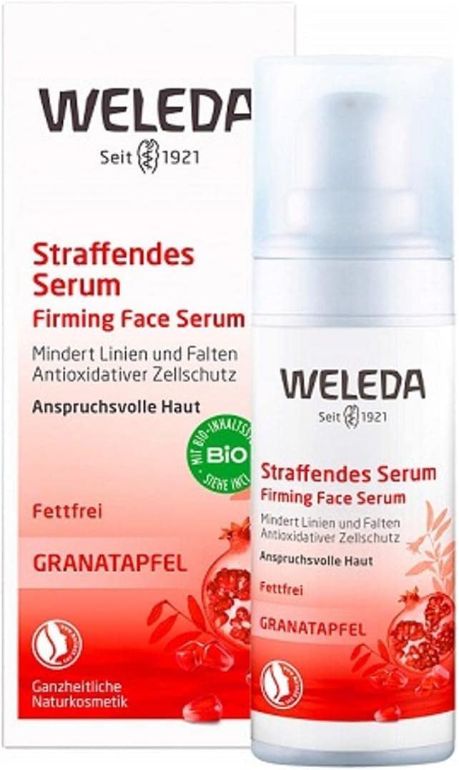 Weleda Awakening Face Serum, Plant Rich Moisturizer with Pomegranate Extract and Aloe Vera, 1 Fluid Ounce