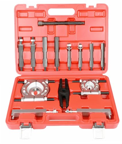 YOTOO Bearing Puller Set 14-Piece, 5 Ton Capacity Bearing Separator Kit with 2' and 3' Jaws, Wheel Hub Axle Puller Set, Heavy Duty Bearing Splitter Tool Kit with Case