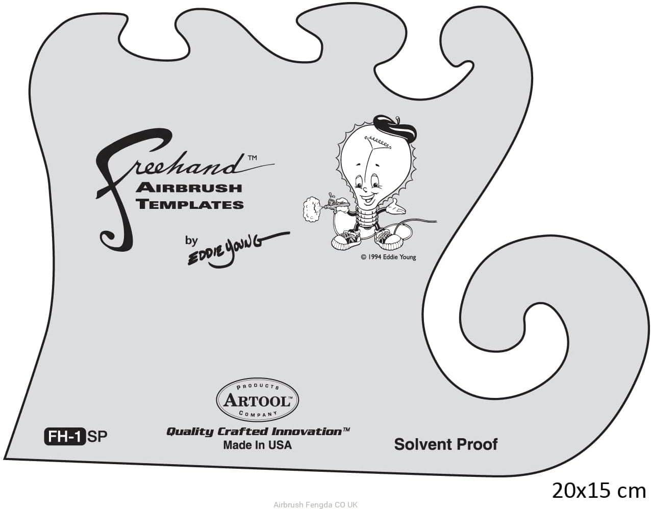 ARTOOL FH 1 SP Freehand Airbrush Template by Eddie Young