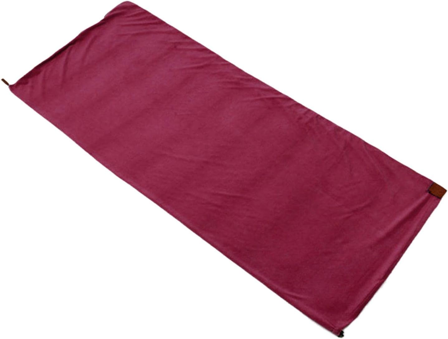 harayaa Soft Fleece Sleeping Bag Liner Cushion Thermal Sleeping Sack Sheet Warm Emergency Camping Blanket for Hotel Hiking Fishing Picnic Adult