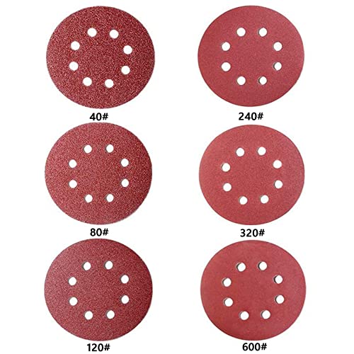 Chedin 60pezzi dischi abrasivi Ø 125 mm