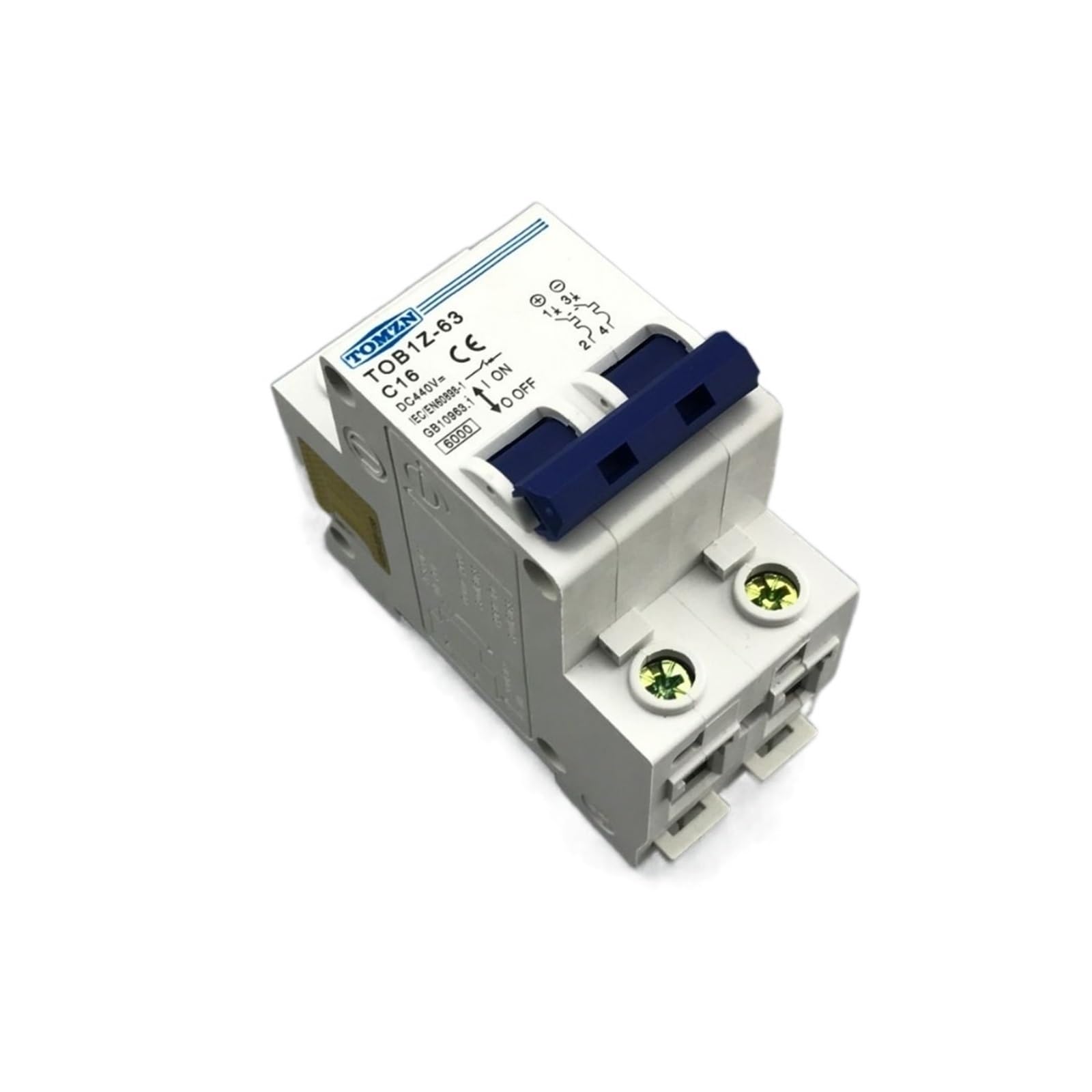 Disjoncteur 2P 16A DC 440V idéal pour sécuriser vos panneaux solaires