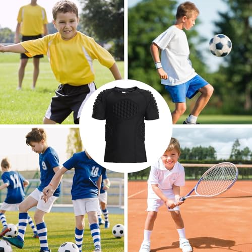 Protections de côtes de football pour garçons contre les blessures - 4