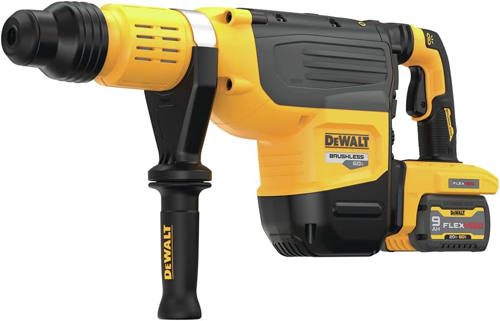 DEWALT DCH775X2 60V MAX* 2 In. Brushless SDS MAX Combination Rotary Hammer Kit