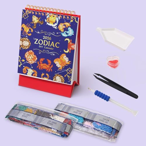 Fournitures créatives de calendrier 2026 cadeau Noël et anniversaire - 7