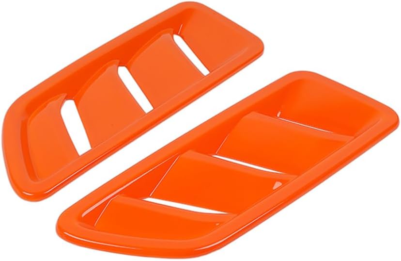 Car Hood Air Vents Trim for Jeep Wrangler JL Rubicon 2018 2019 2020 2021 2022 Hood Scoop, Bonnet Vent Hood Grille Intake Cover Exterior Accessories 2PCS
