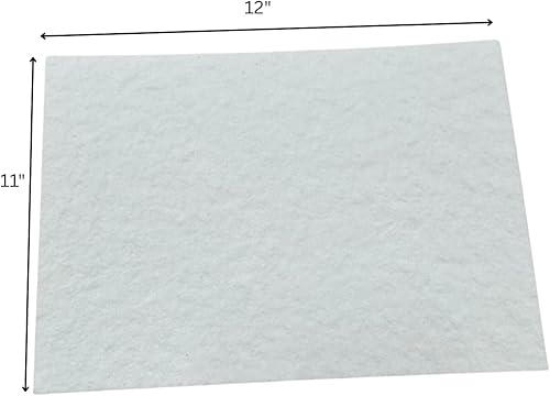 Miniatura 2 de Papel de fibra cerámica 3170 de 14 pulgadas de grosor, tamaño 11 x 12 pulgadas, 5 hojas, junta de aislamiento de alta temperatura o papel de