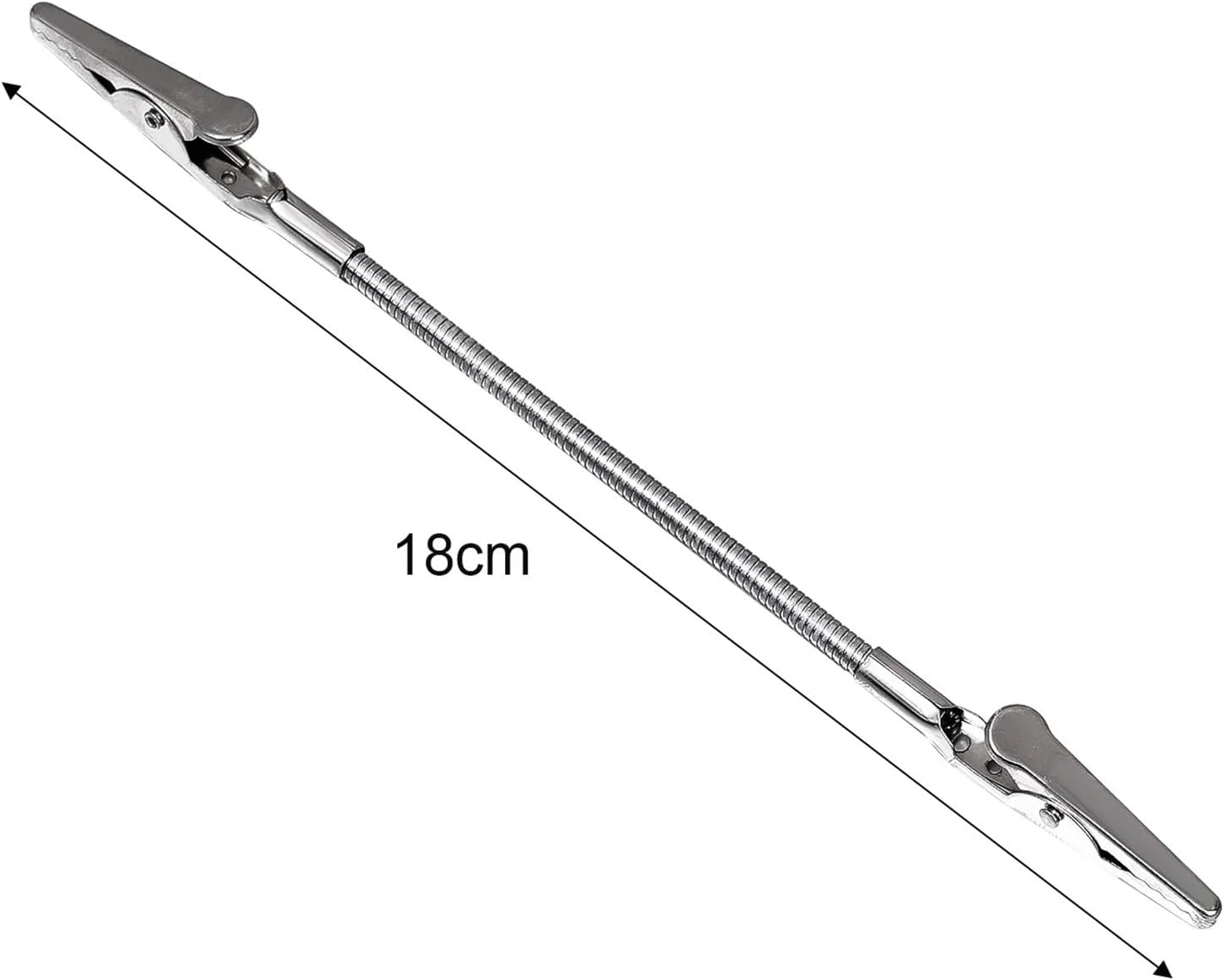 1/20Pcs Multifunction Clips Double Heads Flexible Hose DIY Memo Card Photo Picture Note Holder Office Accessories 18cm(20PCS)