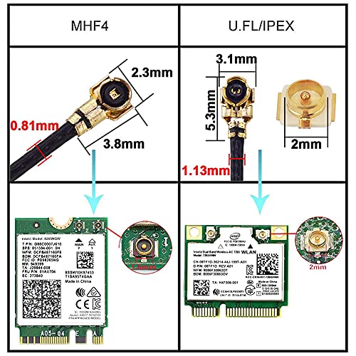 U.fl/Ipex Ipx Pigtail Cable Antenna Coax Low Loss Cable Mini Pci U.fl/Ipex/Ipx To Sma Female Antenna Wifi Extension Cable For Wireless Routers, Mini Pcie Cards, Network Extension 15Cm Pack Of 5 #TOP1