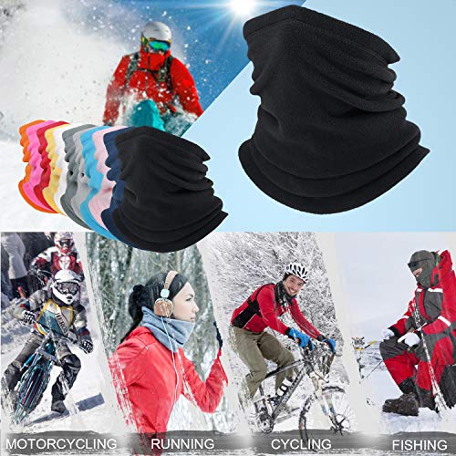 Axbxcx Neck Warmer Gaiter Balaclava - Windproof Ski Mask - Cold Weather Face Motorcycle Mask Cycling Skull Cap Thermal Scarf For Running Snowboarding Fishing Hunting Off-Roading Black #TOP4