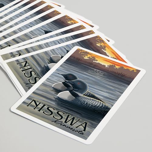 Lantern Press Nisswa, Minnesota, 52 Cartas Póker miniatura 5