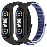 Modèles compatibles : cette bande élastique en nylon est compatible avec Mi Band 7/Mi Band 6/Mi Band 5/Mi Band 4/Mi Band 3/Amazfit Band 5.