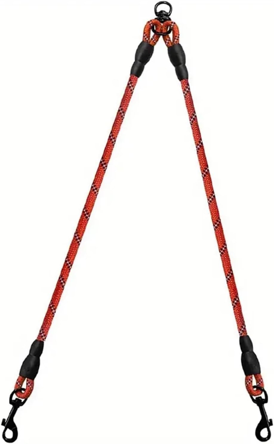 Dual Dog Leash 360 Swivel No Tangle Walking Double The Fun On Wals(Purple)