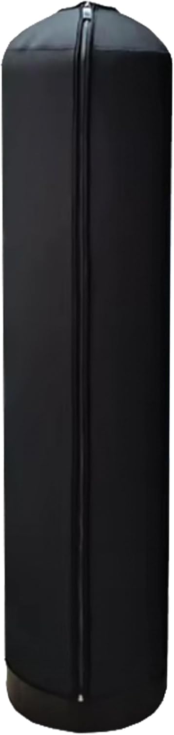 NeoShield Neoprene Tank Jacket for Water Softener & Filter Tanks, Zippered Cover for Condensation Control, UV & Weather Protection, Black by Neo-Pure (13''D x 54''H)