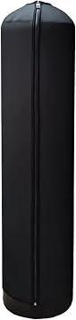 NeoShield Neoprene Tank Jacket for Water Softener & Filter Tanks, Zippered Cover for Condensation Control, UV & Weather Protection, Black by Neo-Pure 10''D x 54''H