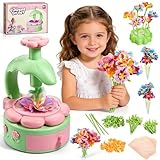 KKQ Flower Craft Kits Toys for Kids,Flower Bouquets Toys Set,Creative Handmade Craft Tool for Art Projects,Birthday Gift for 6 7 8 9 10+ Years Old Girls