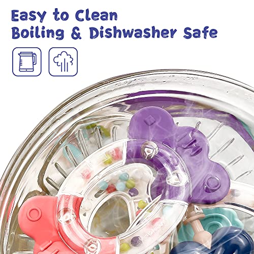 10Pcs Baby Toys Rattles Set, Toddlers Chewing Teething Toys Grab Shaker Hand Bells And Spin Rattle Musical Toy Playset Early Educational Gift Toys For Baby Newborn Infant 6-12 Months #TOP3